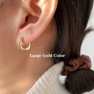 AHMED1 Women Girls Square Earrings New Fashion Jewelry Hoop Earrings Daily Gold Color Fashion Geometric Simplicity Sliver Color Ear StudMulticolor