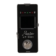 Rowin Lt-901 Guitar Tuner Effect Pedal Mini Chromatic True Bypass Lcd Display Digital Pedal Guitar P