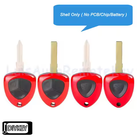 1 / 3 Buttons Case Remote Car Key Fob Shell Cover Replacement for Ferrari 458 Italia California 599 