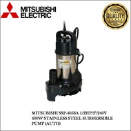 MITSUBISHI SSP-405SA 1/2HP/2"/240V 400W STAINLESS STEEL SUBMERSIBLE PUMP (AUTO)