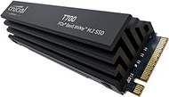 Crucial T700 2TB 3D NAND NVMe PCIe 5.0 M.2 SSD Heatsink Model, up to 12,400 MB/s CT2000T700SSD5JP