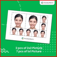 ⊕ ❥ ❏ Photo Prints 1x1 ID Picture | 1.5x1.5 ID Picture | 2x2 ID Picture | Passport Size | Phone2Pri