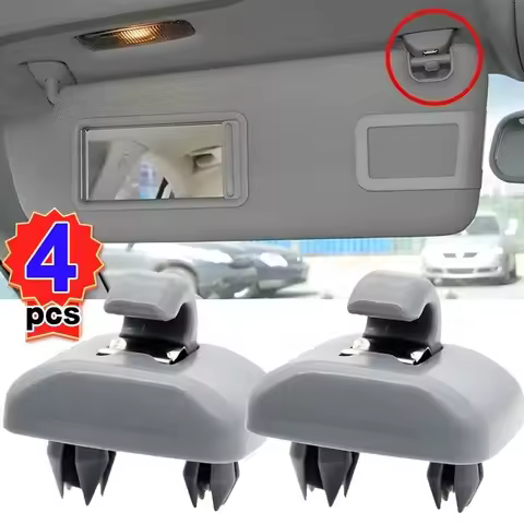 4/2pcs Car Sun Visor Retainer Hook Fastener Clip Holder Bracket for Audi A1 A3 A4 A5 Q3 Q5(8E0 857 5