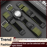 Suitable for Casio Bracelet AE-1200WHB f-91w AQ-230GA Small Square Nylon Canvas Watch Strap Tactical