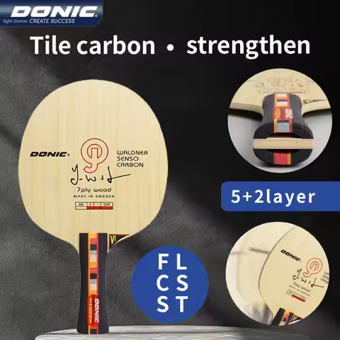 DONIC Carbon Reinforced Table Tennis Bottom Plate Paddle Waldner Carbon Legend 2000 3000
