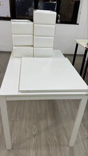 IKEA LENEBERG 伸縮餐枱 (白色)
