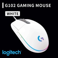Logitech | Logitech G102 Prodigy Gaming Mouse 1000Hz Polling 8000 DPI HERO Sensor Custom RGB 6 Keys 