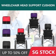 Black&amp;Red&amp;Purple  Adjustable Wheelchair Head Cushion Pillow Heightening Wheelchair Accessories Chair Head Support
