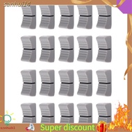 sanhui20Pcs 24mmx11mmx10mm Console Mixer Slider Fader Knobs Replacement for Potentiometer Gray Knob 