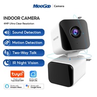 MeeGoo Single-Lens CCTV Camera 4MP Ultra HD Support Mobile Tracking Two-Way Audio 24/7 Live View
