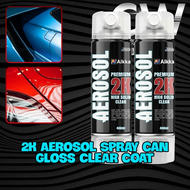 Aikka Premium High Solid 2K Clear Aerosol Spray Tin Coat Top Coat Clear DIY 2K High Gloss Clear