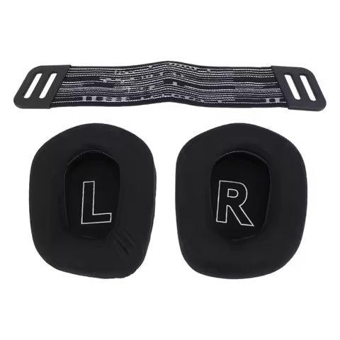 Headset Ear Pads Breathable Mesh High Density Memory Foam Ear Cushions With Headband Straps For G733