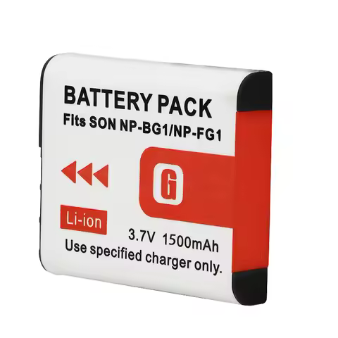 1500mAh NP-BG1 NP-FG1 NPBG1 Rechargeable Li-ion Digital Camera Battery For Sony DSC H3 H5 H7 W70 W80