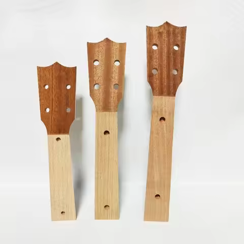21Inch 23Inch 26 Inch Ukulele Neck with Fretboard, for Soprano Concert Tenor DIY Replacement Luthier