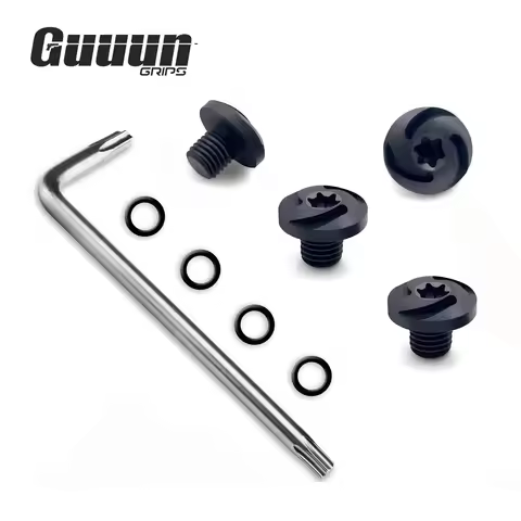 Grip Screws for Sig P238 P938 Black anodized surface treatment, Include 4 O-Rings T10 Torx Key, Blac