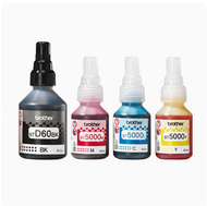 หมึกแท้ Brother BT-D60(BK) /BT-5000C M Y set 4 สี BK​C M Y