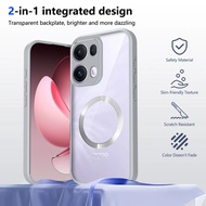 For OPPO A6T A6X A6 PRO 4G/5G Clear Matte Hard Magnetic Case Shockproof model TMMS001