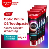 Colgate Optic White O2 Aromatic Menthol Toothpaste 85g, Pack of 4