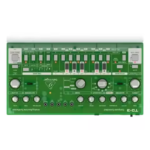 Behringer TD-3 Serie Analog Bass Line Synthesizer with VCO, VCF, 16-Step Sequencer, Distortion Effec
