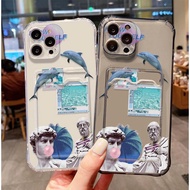 SoftCase ATM ID Card Pattern David Casing For Vivo Y28 V40 V30 Lite Y300 Y28s T3 Lite iQOO Z9 Lite Y