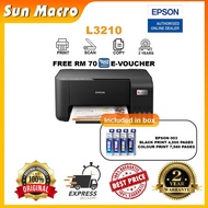 EPSON L3210 / L3250 All-in-One Ink Tank Printer WITH ORIGINAL INK [PRINT/SCAN/COPY/WIFI