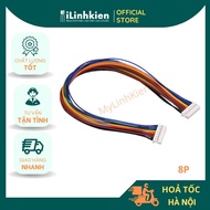High quality 8P XH2.54 bus wire, 22AWG wire, 2 plugs, 30cm long.