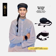 Peci Turban MSS Jogja Imamah Instant Permanent Practical Straight to Wear Kopiah Songkok Udeng Iket 