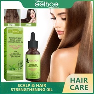 Eelhoe Rosemary Mint Scalp &amp; Hair Strengthening Oil Enhanced Hair Growth Liquid Scalp Massage Care Soothing Dry Repair Damaged Hair Moisturizing Smooth Oil(59ml)