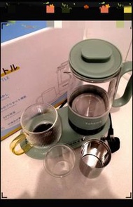 窩心送禮之選  養生壺 + 保溫墊雙模式 全新 潮流興養生 日本 Yohome 家之逸 快煮恆溫元氣養生壺 包香港 九龍 市區沿地鐵站送貨 功能 [ 6+1 ]  時刻滿足忙碌的你 400W 靜音運作