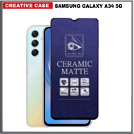 TEMPERED GLASS SAMSUNG GALAXY A34 5G MATTE ANTI BLUE - SAMSUNG A34 5G