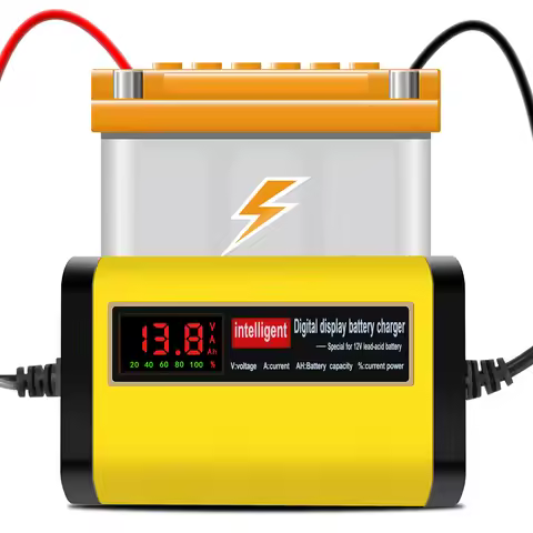 Car Battery Charger Car Accessories 3 Stages Lead Acid AGM GEL Battery-chargers
