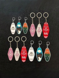 6 cái/Lemua Hot Girls Hit Curbs Men's Motel Keychain Bag Charm Car Charm Halloween Accessories