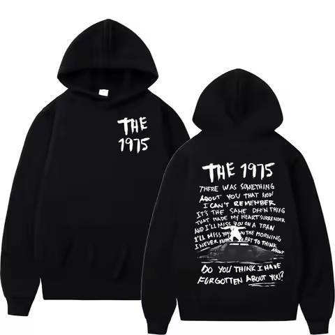Retro The 1975 about You men's hoodie Gothic Hip Hop Jersey Casual hoodie high-quality Harajuku swea