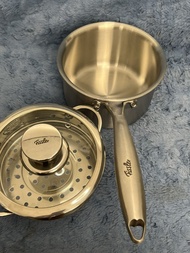 Fissler 菲仕樂 小奶鍋 18cm 316 醫療級不鏽鋼 無塗層 蒸煮兩用