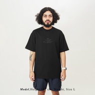 UNKL347 Black T-Shirt Combed Material BOND Motif