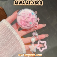 【Future star】For AIWA AT-X80Q Case Cover DIY Creative Cartoons Soft Silicone Earphone Case Casing