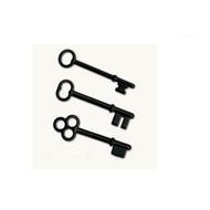 7Gypsies Set of 3 Keys: Antique Silver