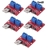 YMIFI 5pcs MOSFET, red IRF520 Driver Module, irf520 mosfet Compatible for Arduino MCU ARM Arduino