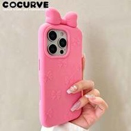 Cocurve 1pcRose Red Three-Dimensional Bow Compatible With Apple 15 Phone Case Phone 16ProMax Phone C