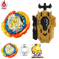 Gyro Bey Burst B-181 Cyclone Ragnaruk, Flame brand with Launcher Set or Single piece Spinning top to