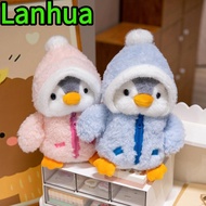 LANHUA Cross Dressing Penguin, 25cm Four Colors Plush Toy, Kawaii Winter Warm Clothes for Kids Chris