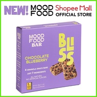 ✷ MOOD FOOD BAR BLISS Chocolate Blueberry (4 granola snack bars)