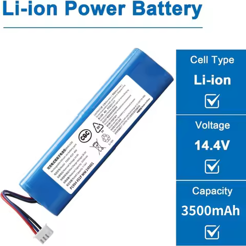 3500mAh Li-ion Replacement Battery for Ecovacs Deebot N5/N8+/Ozmo - Compatible with DG31/DV35/DX56 R