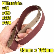 MESIN 1 inch x 30 inch belt sander 25mm x 762mm sanding belt 1" refill sander machine sander