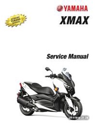 YAMAHA X-MAX 300 2018至2021年版英文版維修手冊 300CC 重型機車