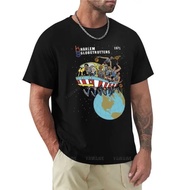 THE HARLEM GLOBETROTTERS - T-shirt 1971, t-shirt buatan khas. T-shirt untuk lelaki. T-shirt hitam un
