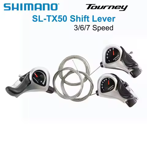 Shimano SL-TX50 Tourney SIS TX50 Bicycle Shift Lever 3v Left 6v Right 7v 18 21 Speed 3*6s 3*7s Pair