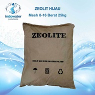 HIJAU Sum Zeolite Green Water Filter Media 25Kg Mesh 8-16