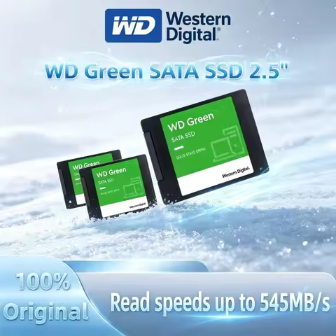 Western Digital WD Green 2.5 Inch SATA3 SSD 250GB 1TB 2TB Low Power Disk For Daily Office Notebook S