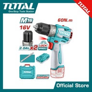 TOTAL สว่านแบตเตอรี่ไร้สาย16V X Series #TDLI16682
